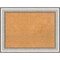 Cork Board, Salon Silver Frame - Bulletin Board, Organization Board, Pin Board
